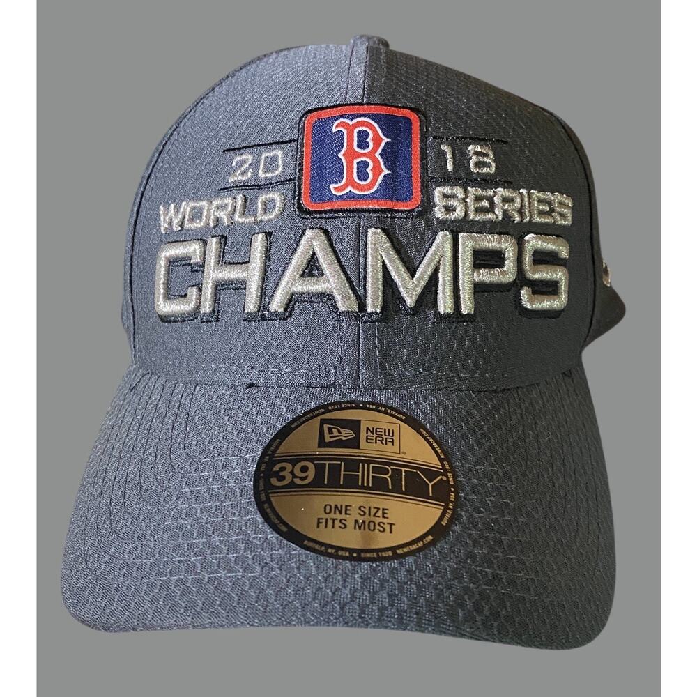Boston Red Sox Hat New Era 39Thirty Cap One Size 2018 World Series Champ New MLB
